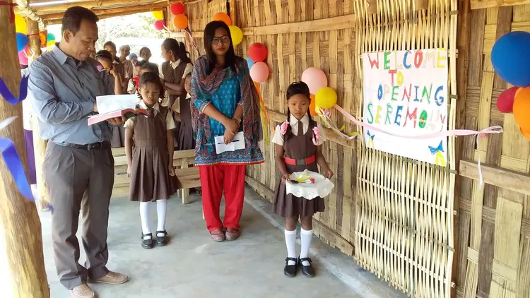 Dedicating the Mount Penuel School Kimbokgre in the Name of the Lord Jesus
